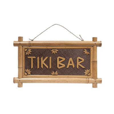 Alayzah "Tiki Bar" Sign By RAM Game Room
