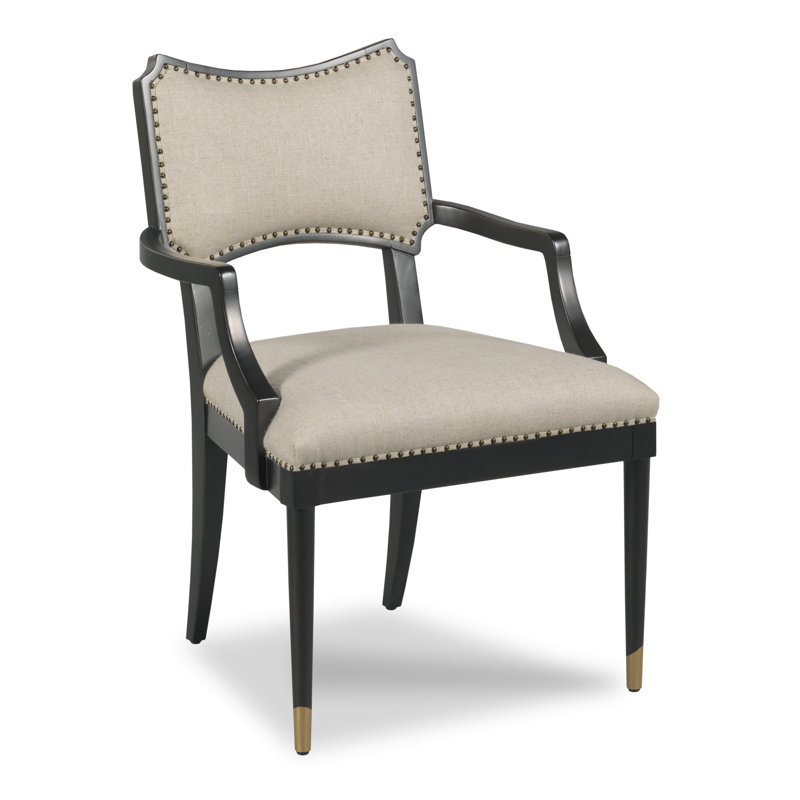 Powers Upholstered Arm Chair, Amsterdam Black