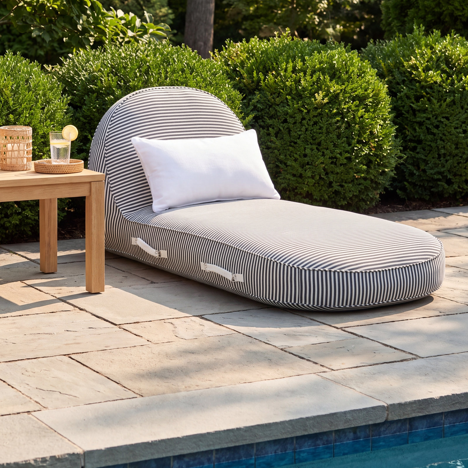 Pool Lounger, Navy