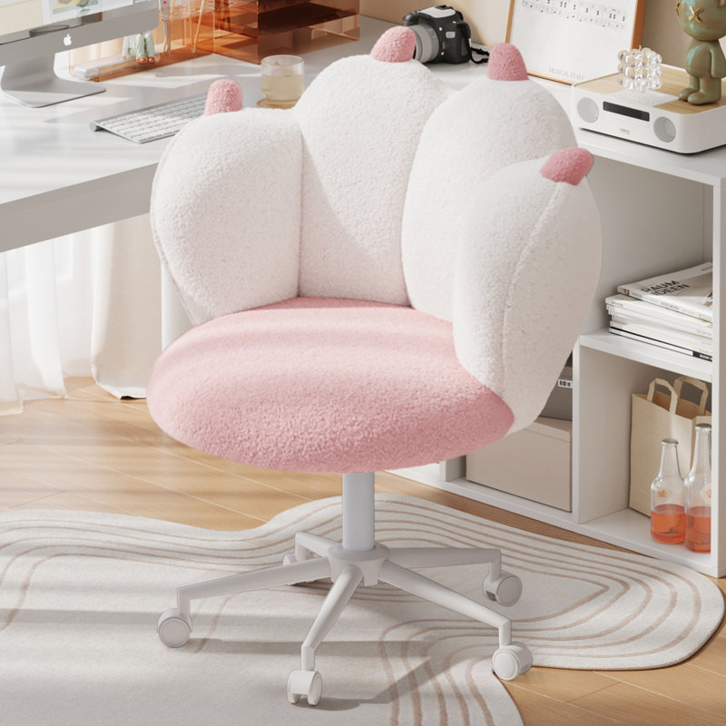 Children's Chair, Pink/White
