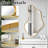 Luxury Asymmetrical Wall Mirror, Designer Irregular Bathroom Vanity Mirror with Sleek Aluminum Frame for Modern Interiors-251871870-251871869