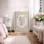 Œuvre d'art botanique rétro vintage, images de chambre à coucher, impression sur toile encadrée-126031870-126031872