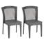 FARLEY STIDING SIDECHAIR, ensemble de 2, conception moderne avec sièges confortables et empilable pour une utilisation polyvalente dans n'importe quel environnement.-1609776019