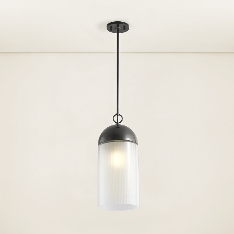 Luminaire suspendu 1 lumière Emory, Bronze vieilli