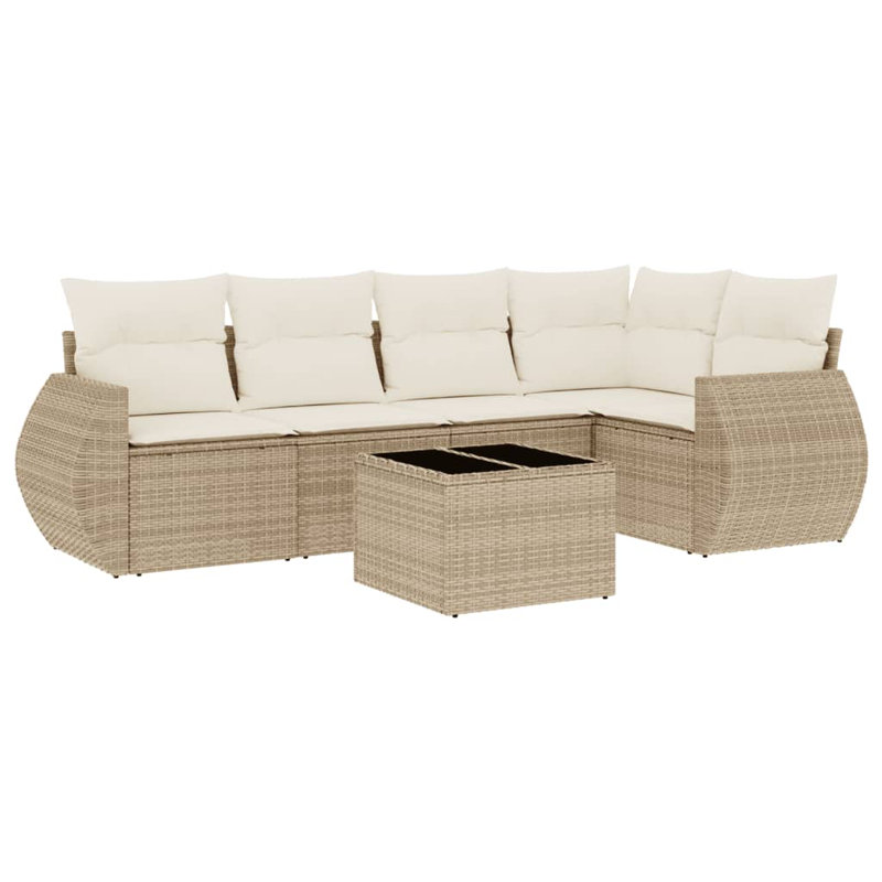 Vidaxl Garden Sofa Set, Beige