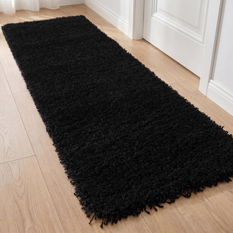 Galaxy Shag, Black, 80 x 150 cm