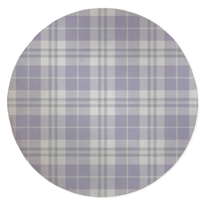 Tartan Block Non-Slip Outdoor Rug