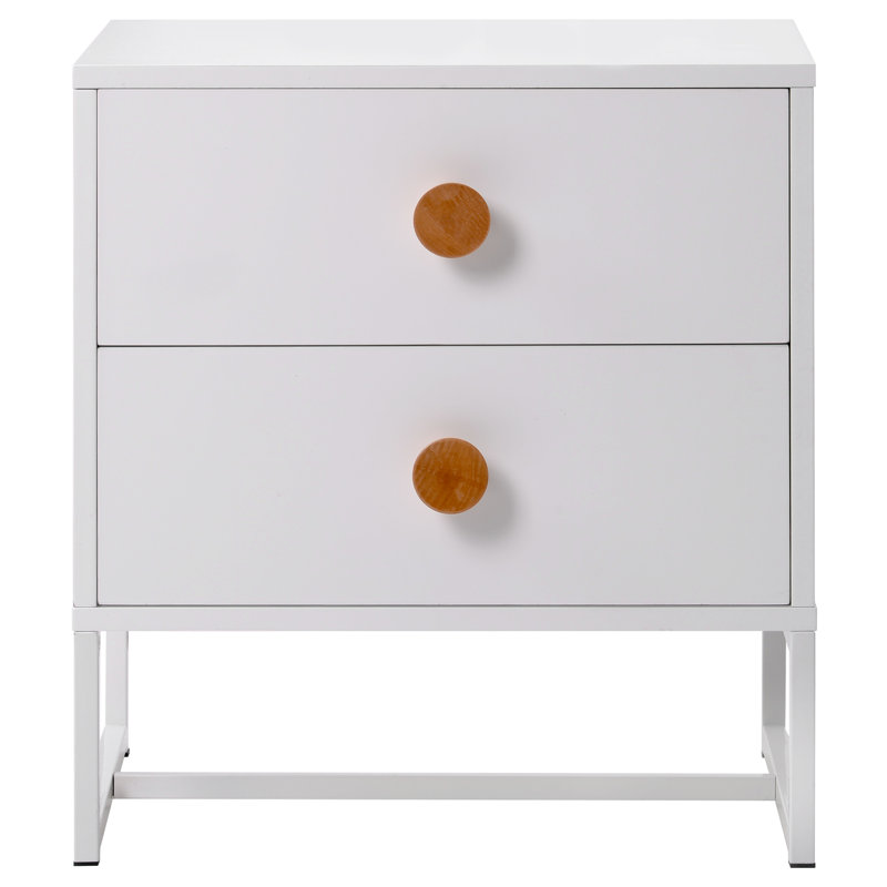 Aashi 48 cm W Bedside Table