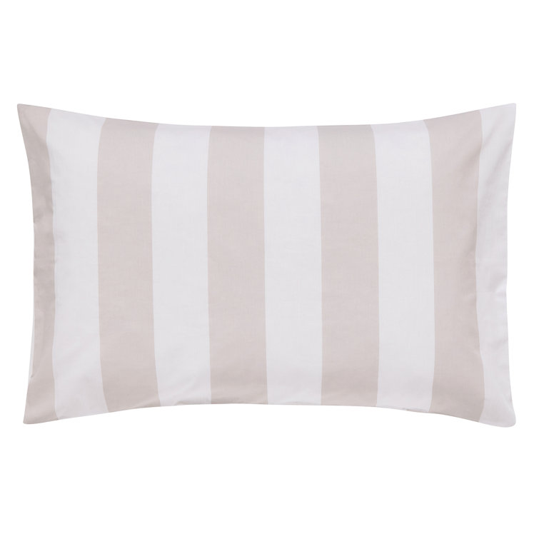 Striped 100% Cotton Pillowcase