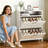 White Metal Shoe Cabinet with Flip Drawers