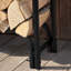 Heavy Duty Firewood Rack With Cover 4 Ft.
