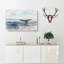 Whale Tail from the Ocean in Abstract - Wrapped Canvas-55302389