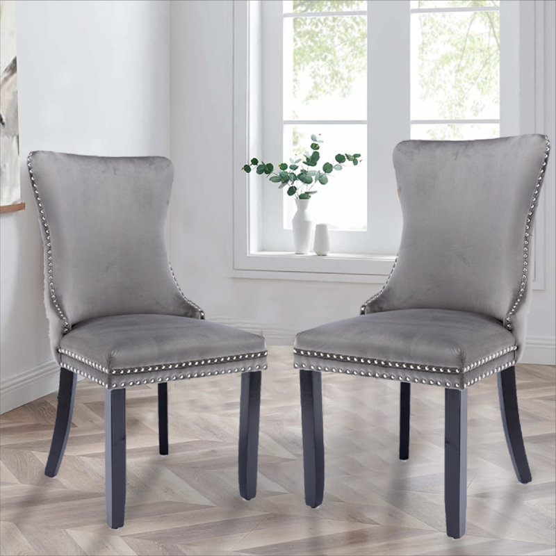 Chaise parsons Simkins, Noir, gris