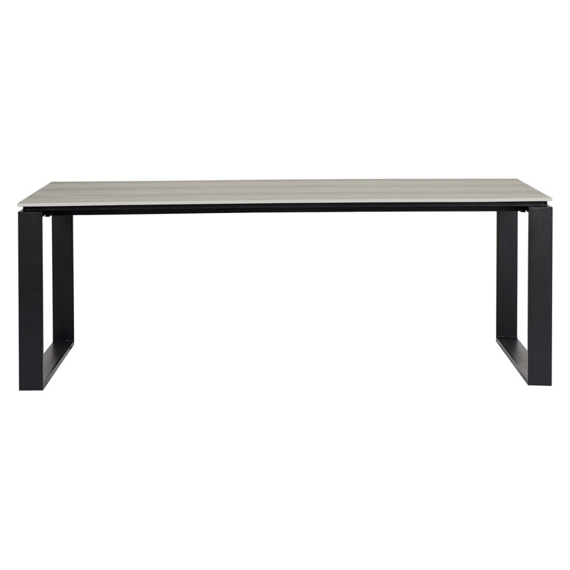 Kellen Rectangular 6 - Person 533.4Cm L Table, Gray