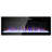 Thin Recessed Electric Fireplace with Remote, Multi-Color Flames, LED Light, and Heater for Modern Homes-804958877