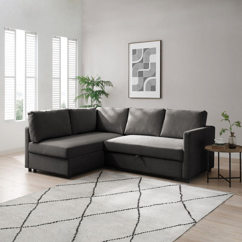 Baelee 4 Seater Sofa & Chaise, Grey