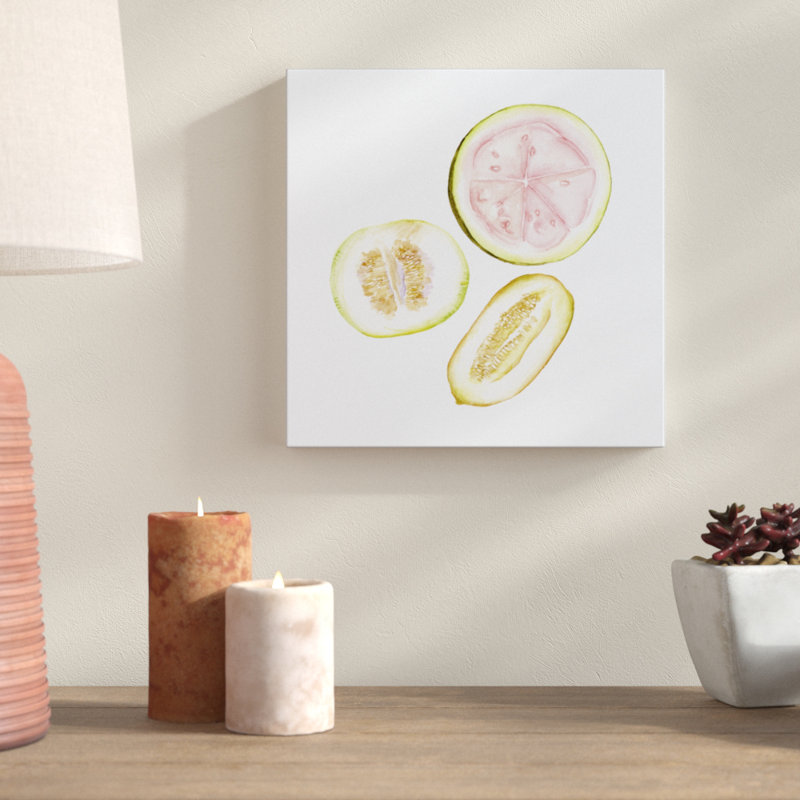 Love Me Fruit I by Melissa Wang - Wrapped Canvas Painting, 30cm H x 30cm W