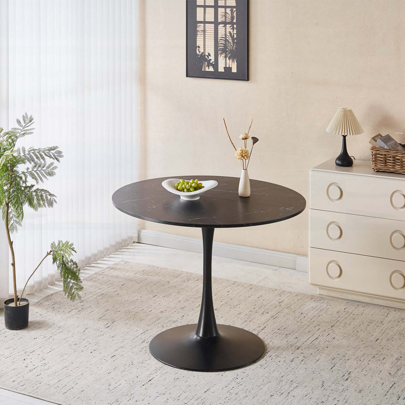 Table de salle à manger ronde, table de bout et table basse de loisirs