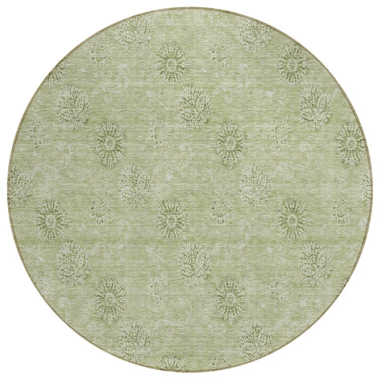 Leis Floral Indoor Rug