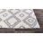 Kosinski Trellis Runner Shag Rug for Living Room Bedroom Dining Room Nursery Entryway Hallway, White/Grey-1032677883