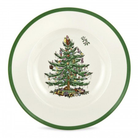 Spode Christmas Tree Soup Plate 9"