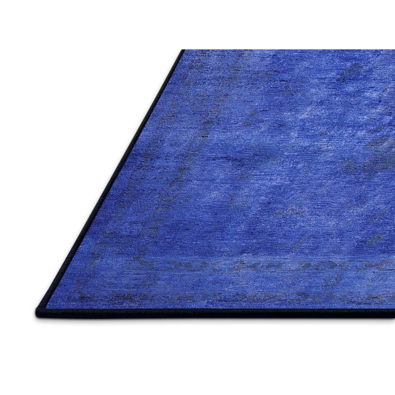 Tapis bleu Palazzo, Rectangle 7 pi x 10 pi