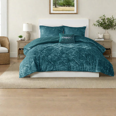 Ensembles de literie de luxe, style glamour en velours de polyester pour maison moderne