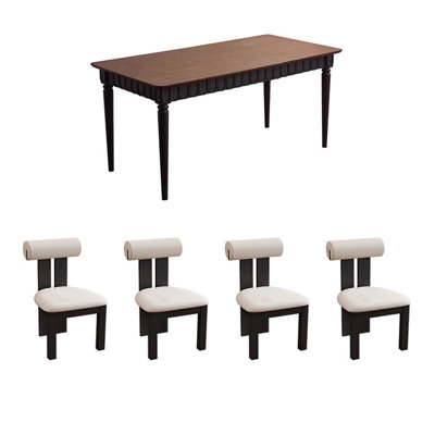 Ensemble de table rétro élégant