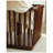Durable Coat Rack with Solid Wood & Brass