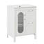 Meuble-lavabo 24 po avec lavabo, meuble-lavabo avec 2 tiroirs et porte, tablette réglable-924718958