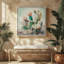 «Blossoms of the Southwest», reproduction sur toile dans un cadre-541678138-541678142