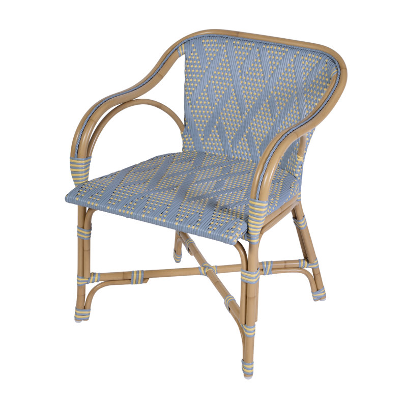 Cliff Outdoor Arm Chair, Cliff Outdoor Arm Chair, Blue & Yellow