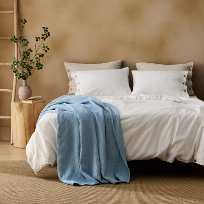 Bedsure Cotton Muslin Throw Blanket