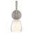 Vivienne 1-Light Brushed Nickel Wall Sconce