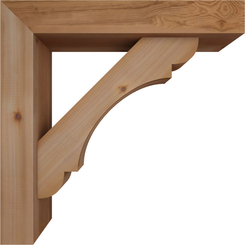 Support de bloc olympique avec entretoise décalée, 26 x 26, Cèdre rouge occidental de l 5 1/2 po (lisse)