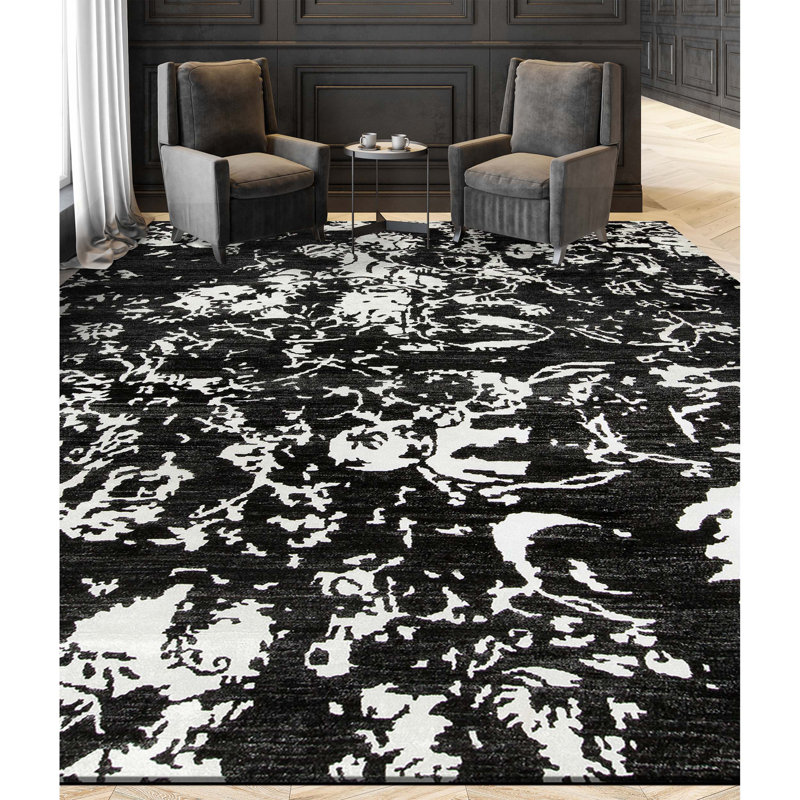 Abstract Area Rug, Rectangle 8'11" x 12'