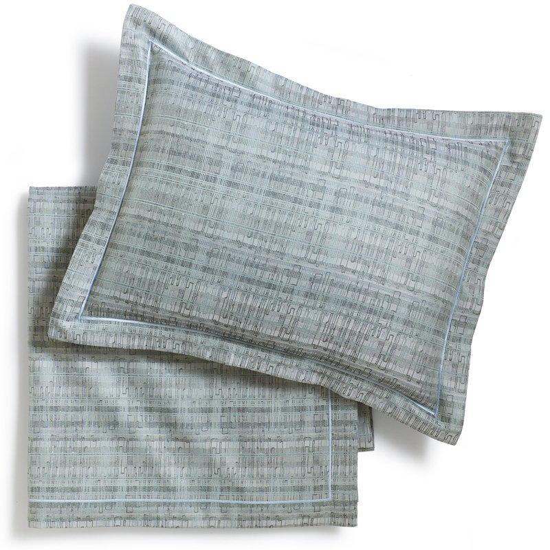 Biagio Cotton Lumbar Pillow, Rectangle, Pearl, 26" x 36"