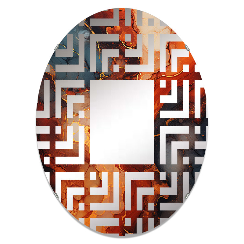 Bindman Oval Mirror, 35,4 po x 23,6 po