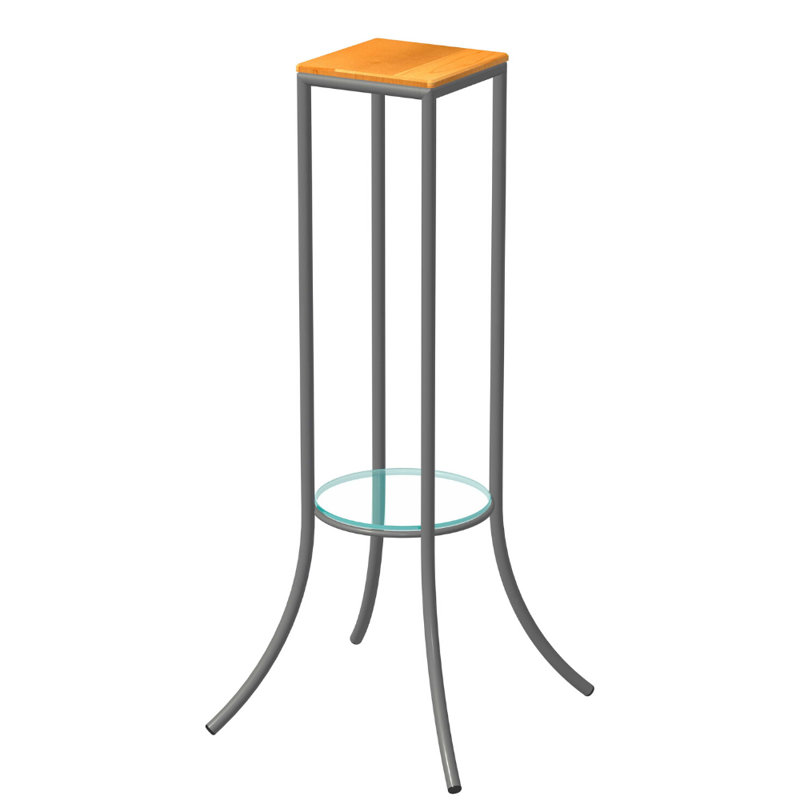 Table de bout Holmestrand, Chêne Naturel, Argent