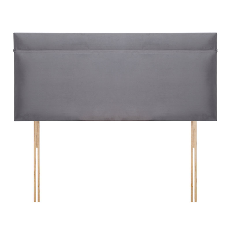 Arturo Upholstered Headboard, Velvet, Plus Steel, Kingsize (5')