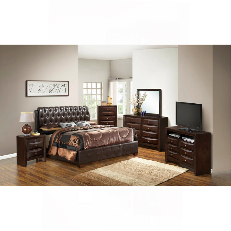 Stylish Contemporary Queen Bed