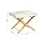 Tabouret d'appoint en acier inoxydable-1629730041
