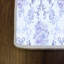 Tapis bleu / mauve / gris à motif floral tissé à plat en polyester 4 pi 7 po x 7 pi 3 po Edward