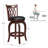 Alyn Swivel Upholstered Counter Stool with Solid Wood Frame-775466384
