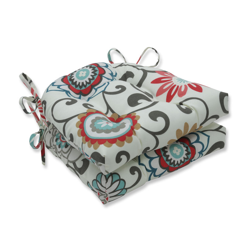 Coussin de chaise Armina, Rouge, L 17,5 po