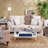 Levi Glass Top Single Coffee Table-25226370