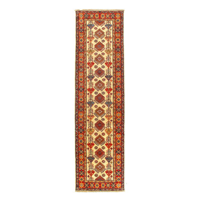 Fine Hand Knotted Kazak runner 2'8"X 10'