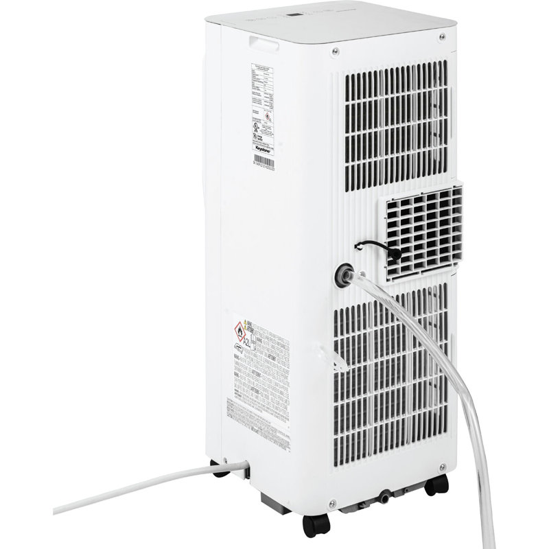 Keystone White Portable Air Conditioner with Remote and Sleep Mode