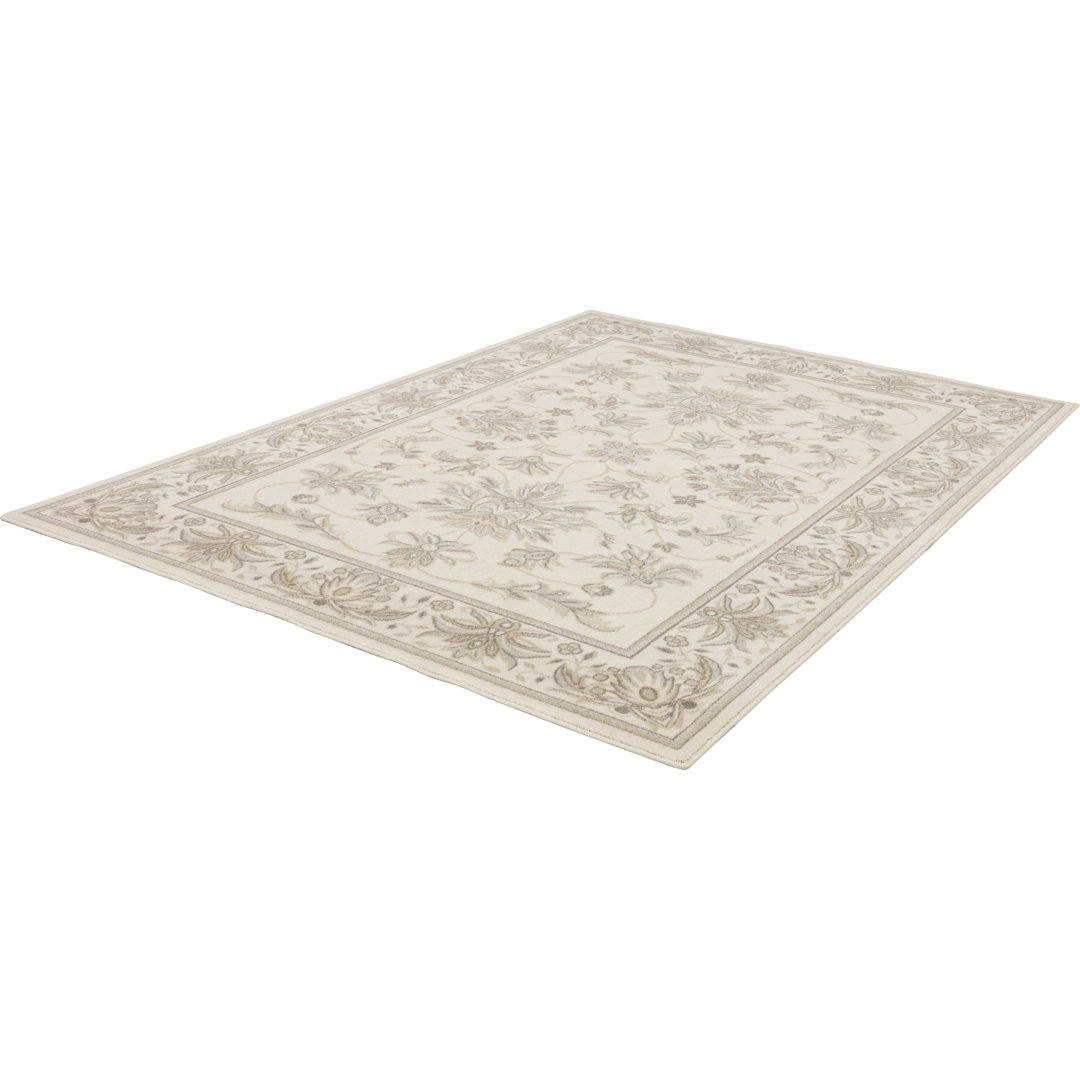 Teppich Louis Diverse aus Wolle in Beige