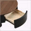 Ensemble de tables basses rondes gigognes avec tiroir de rangement, design pour le salon, peu encombrant et élégant-1272028971